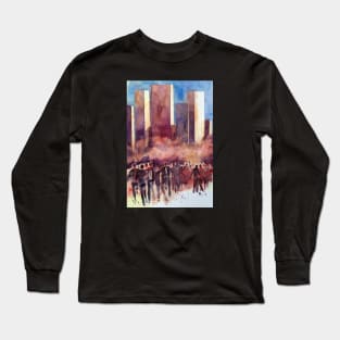 Escape from the town Long Sleeve T-Shirt